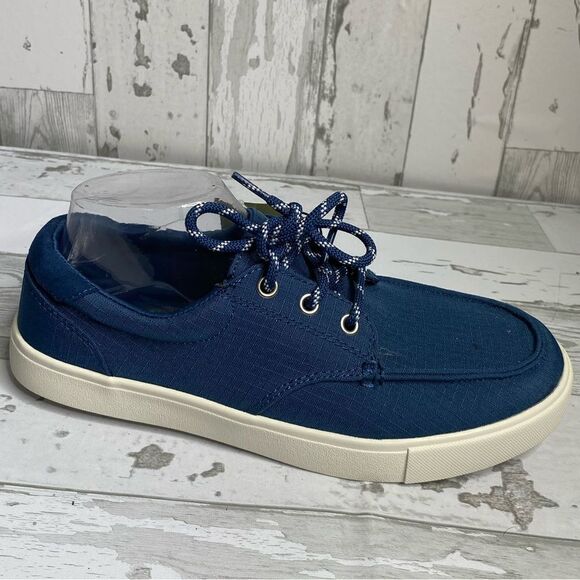 Goodfellow & Co Men s Caleb Casual Loafer Boat Shoe Lace Up Size 8 NWT Blue - Picture 2 of 3
